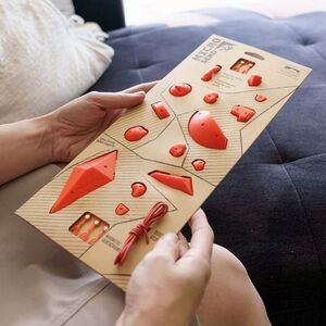 MICROSEND Climbers Refrigerator Magnet Route Set